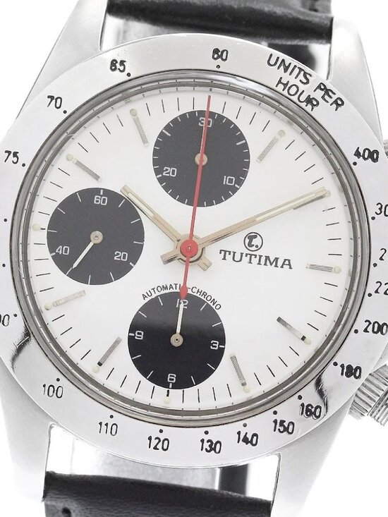 TUTIMA 793 Chronograph White / Black Dial Automatic Men\'s Watch_899812